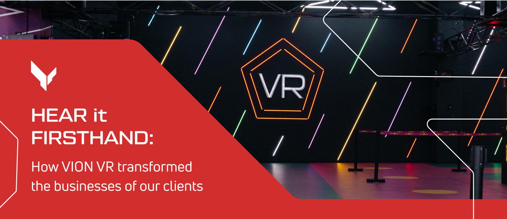 Vion VR аrenas Technology
